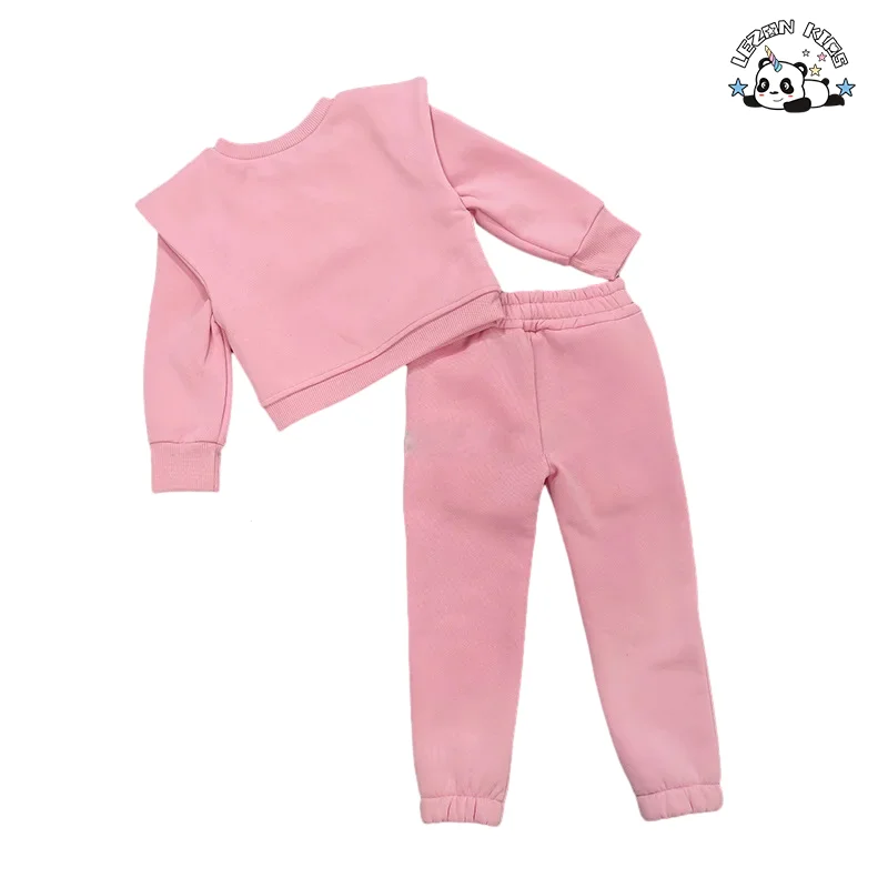 LEZONKIDS - Conjuntos de Roupas Femininas de Duas Peças Personalizadas para Crianças